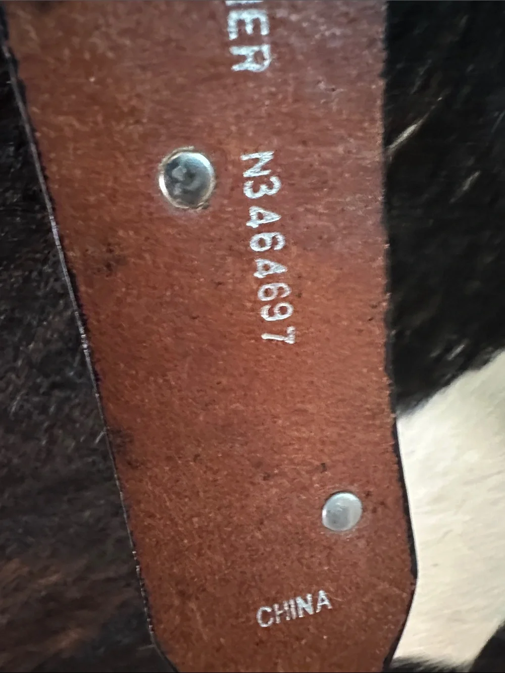 Vintage Nocona Leather Floral Belt With Studs & Rhinestones, Multicolor Flowers